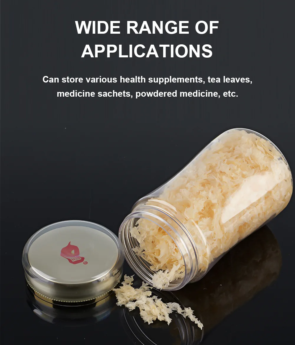 High-End Health Supplement PET Bottles