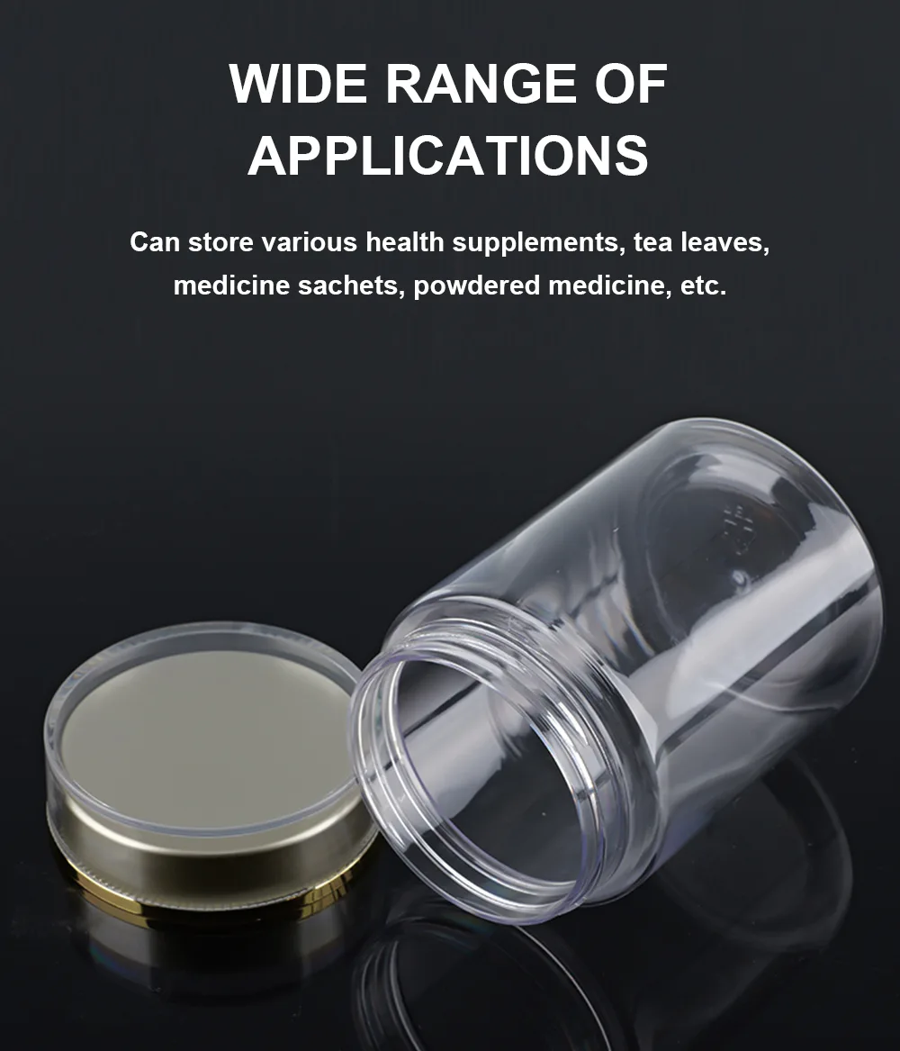 PET Health Supplement Bottles